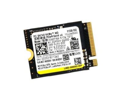 Pc Sn740 Wd Ssd 512gb Internal Dell Technologies Pcie Nvme Ssd