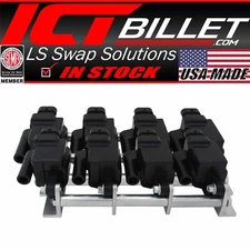 LS Truck Square - Remote Mount Coil Relocation Brackets - D581 LSX Swap