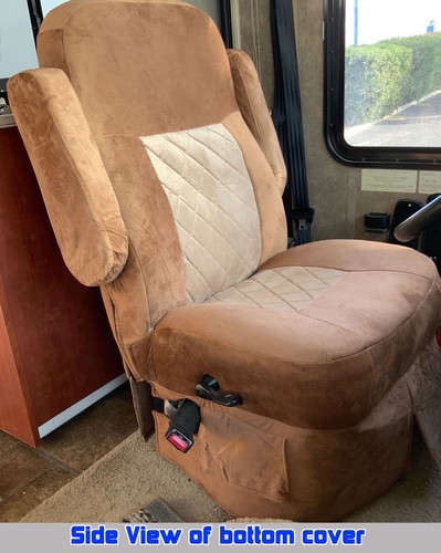 Fundas de asiento de algodón personalizadas para autocaravana RV se adaptan a Fleetwood Border 2011-2015 - Imagen 10 de 18