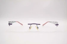 Tim Dilsen TD789 Violet Rimless Glasses Eyeglass Frame New