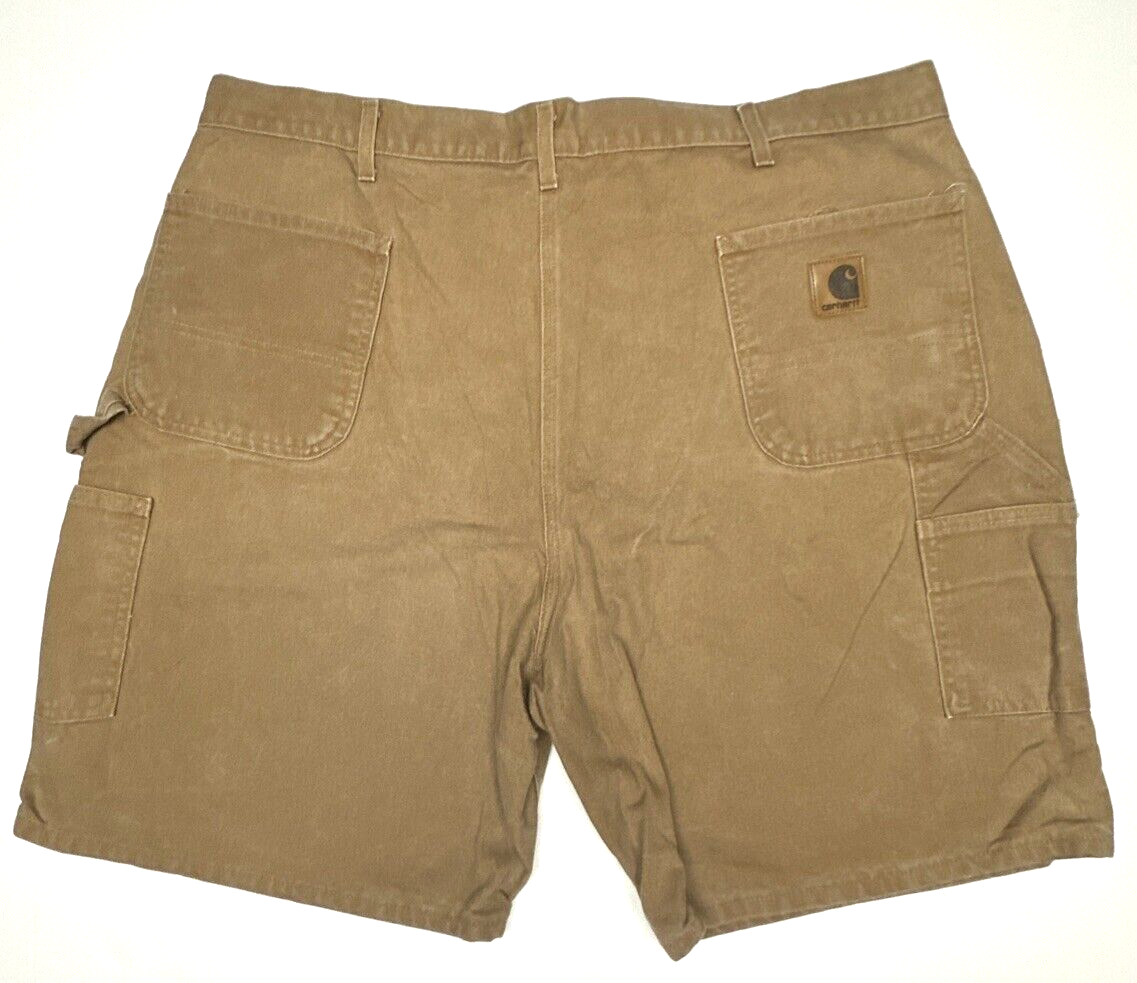 Mens Carhartt Work Carpenter Duck Shorts B25 CHT Size 42 Brown for