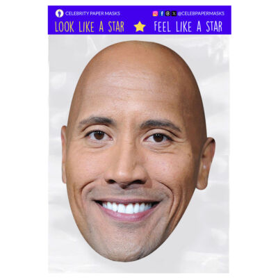 Dwayne Johnson Masken Promi Gesichtsmaske Schauspieler