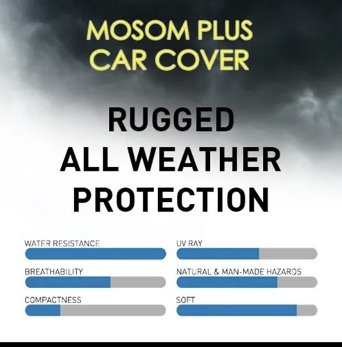 Coverking Mosom Plus All Weather Custom Car Cover for Toyota Tacoma - 5 Layers - Picture 5 of 6