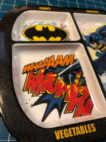Zak Designs Batman DC COMICS Divided Plate Kids - Picture 3 of 9