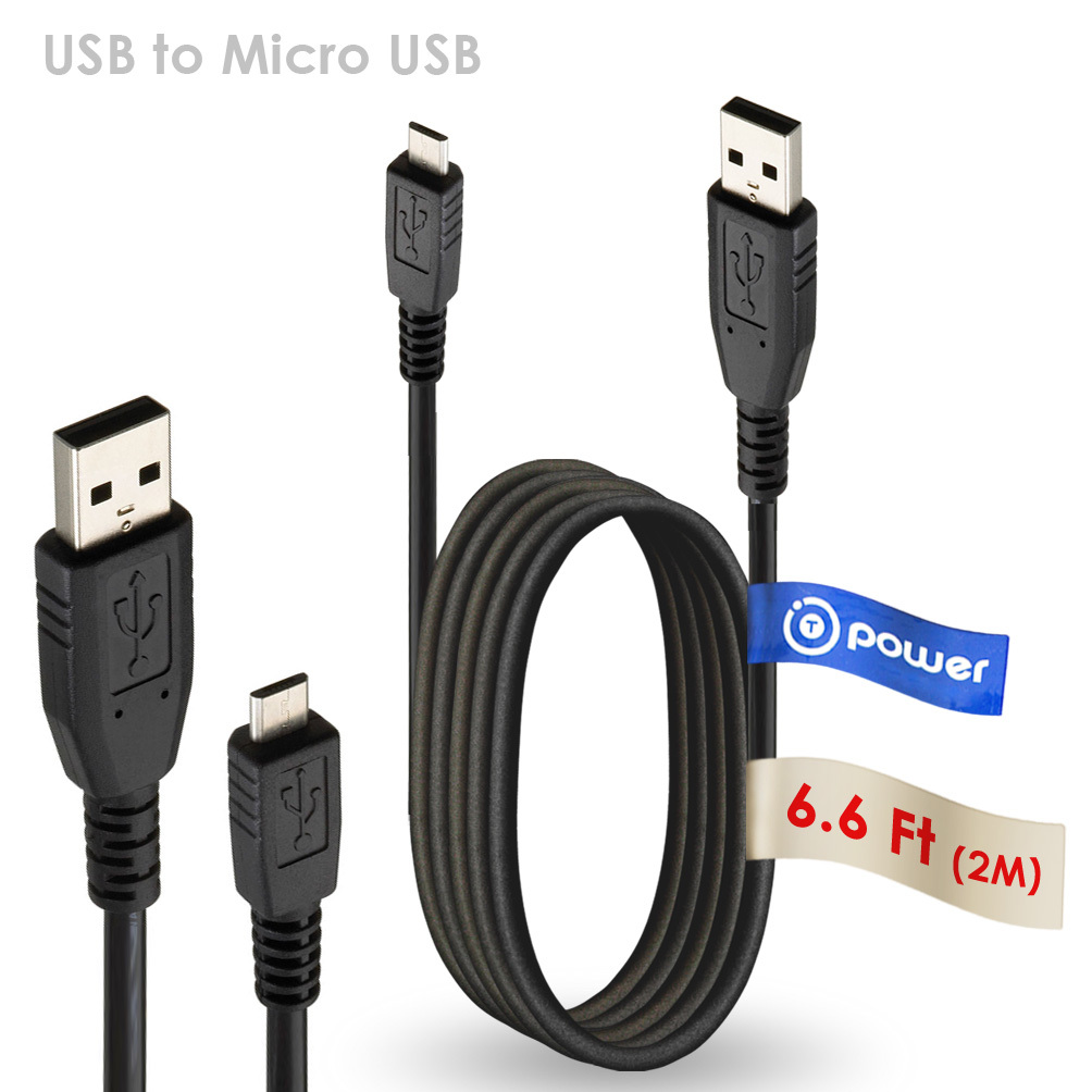 6.6 ft Micro-USB to USB Cable for Anker Astro, E3, E4, E5, Mini, Slim2, Slim3, A