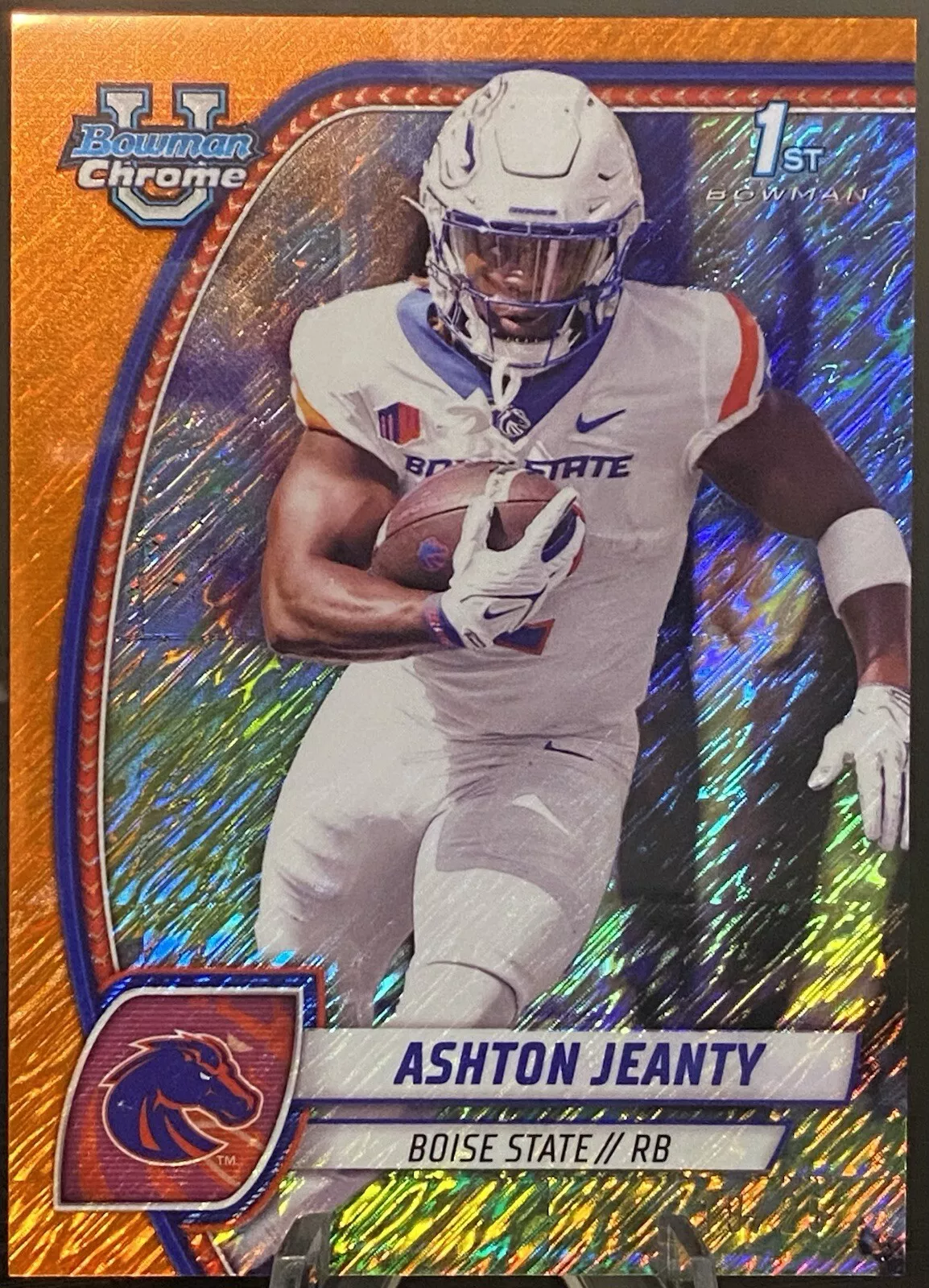 2024 Bowman Chrome U Ashton Jeanty Orange Shimmer /25 BOWMAN 1st
