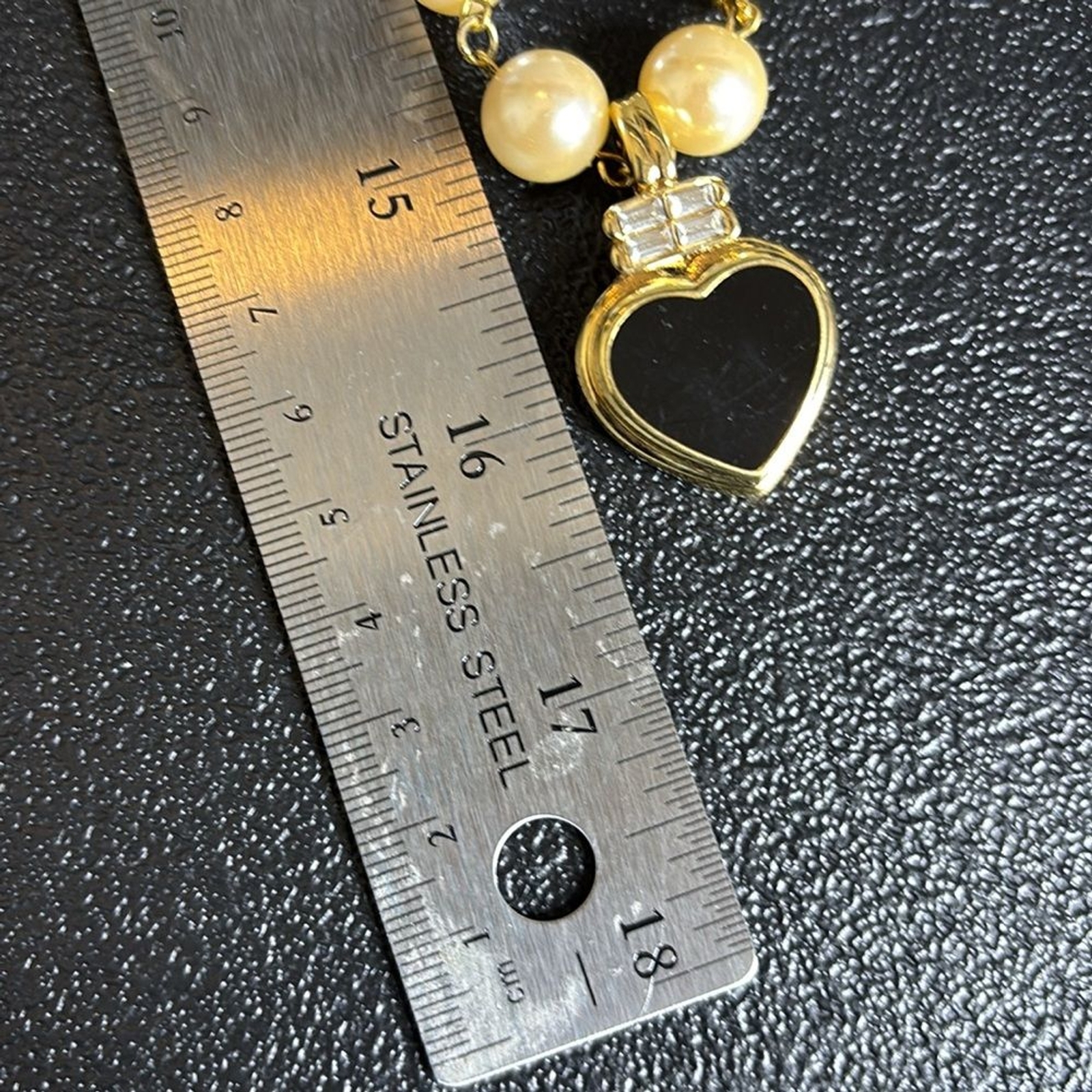 Kenneth Jay Lane KJL Vintage Pearl Long Chain Ena… - image 8