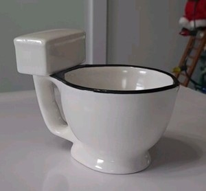 Big Mouth Toilet Shaped Coffee Mug