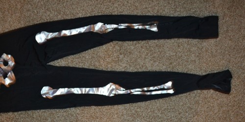 Dolls Kill Trickz N' Treatz Bangin' Bod Anatomy Jumpsuit Skeleton NWT Women's XS - Picture 3 of 6