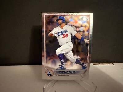 2022 MLB Topps Chrome Baseball Albert Pujols #84 Base Card