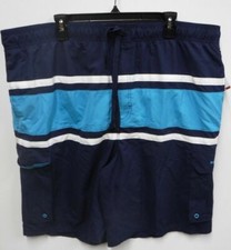 Beverly Hills Polo Club Hybrid Shorts Mens 2x Carbon Navy Cargo New With Tags