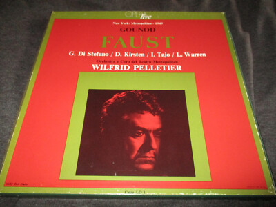 3-LP-Box-GOUNOD--FAUST--G.Di Stefano-D.Kirsten--W.Pelletier-Opera Live-!