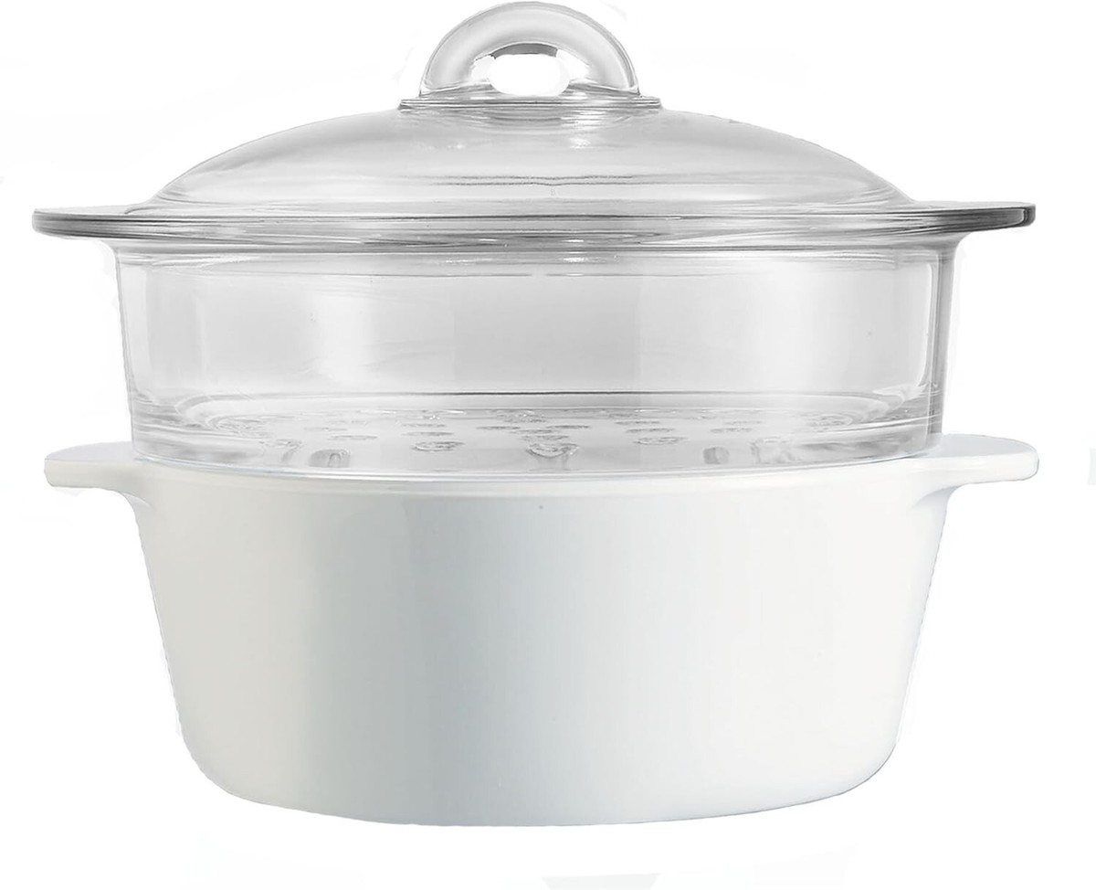 Pyrex Pyroflam Cocotte Steamer Set 2000mL φ200 × 80mm Vitro