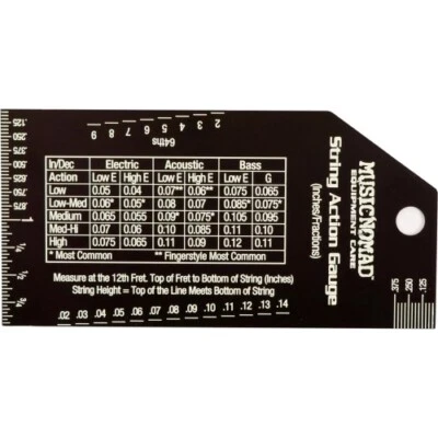 MusicNomad Precision String Action Gauge MN602 | Neu