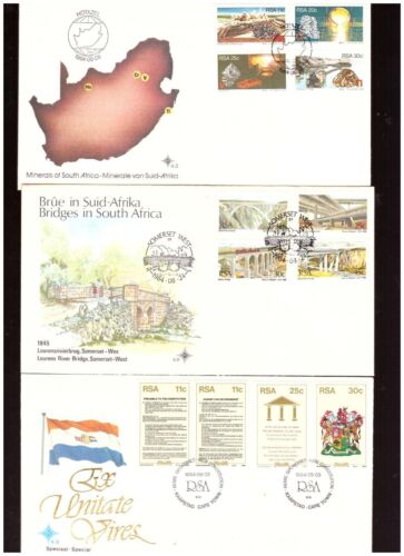 Südafrika / South Africa - 45 Ersttagsbriefe / FDC 1984-1991 (Nr. 4.8-5.13) - Foto 1 di 17