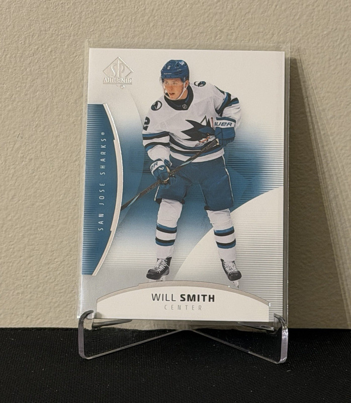 Upper Deck SP Authentic 2025-26 Will Smith Base Set #22 San Jose Sharks