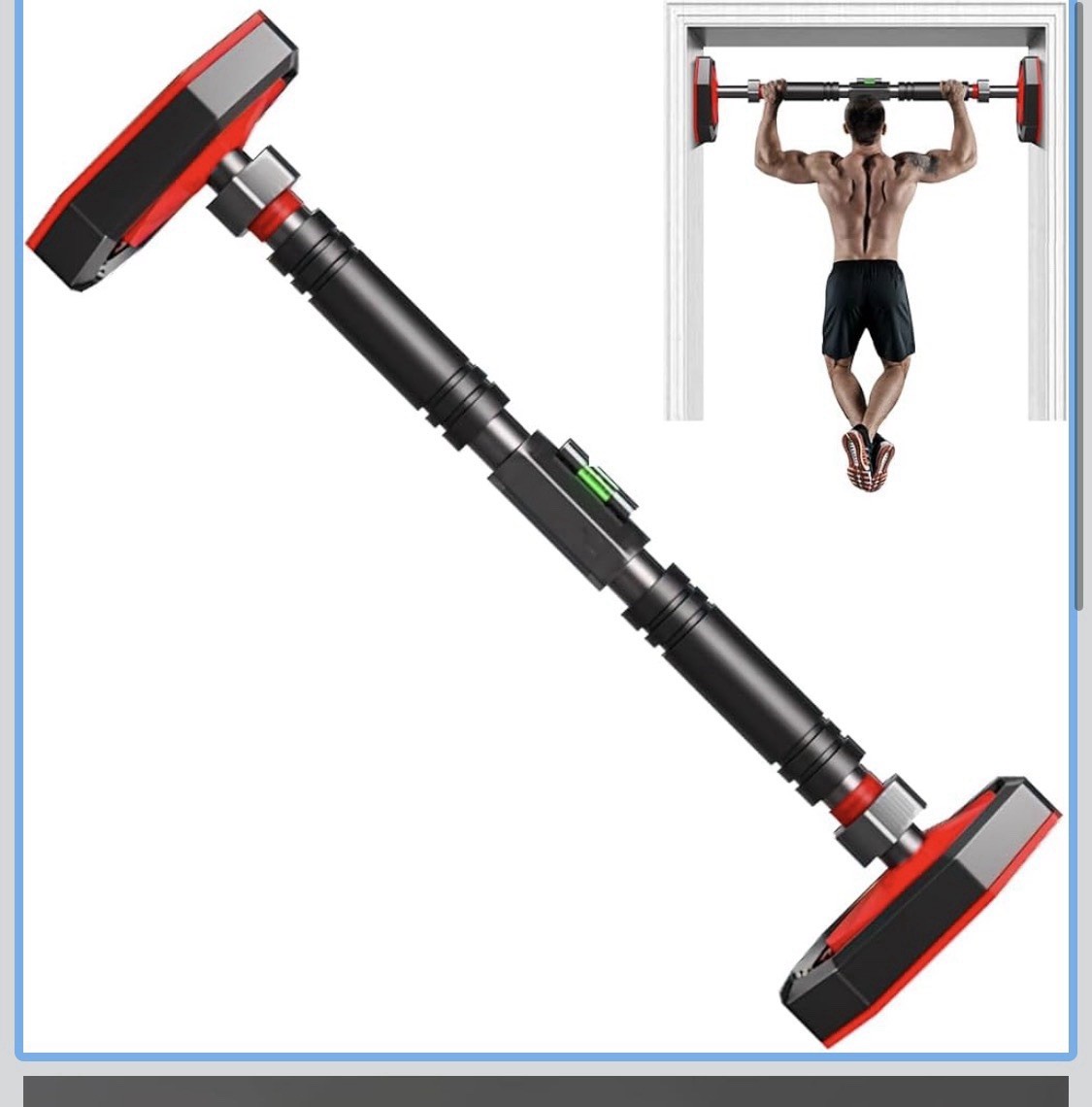 Adjustable Pull Up Bar 440 Lbs