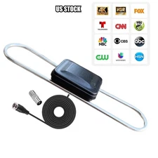 USA Outdoor TV Antenna Digital HDTV 1080P 4K UHF VHF 100 Mile - Easy use -or DIY