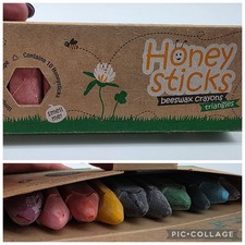 Honey Sticks Beeswax Crayons Originals - Triangle Shaped 10