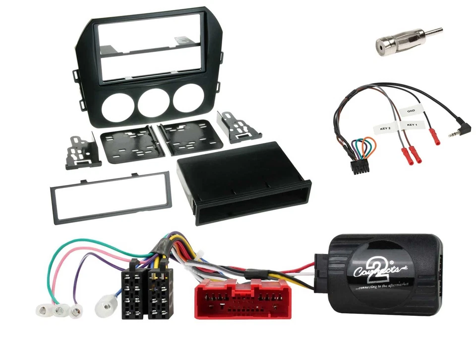 Pioneer Bluetooth Lenkrad USB 2DIN DAB DVD Autoradio für Mazda MX 5 NC 09-15 sch - Bild 3 von 4