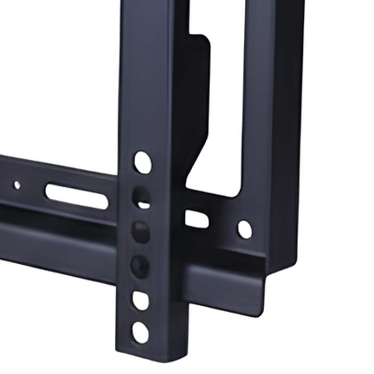Support mural TV fixe 14-42 pouces en acier noir - 4