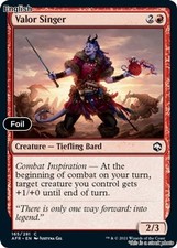 Mtg Valor Singer Afr - 165 Lp Foil Mtg Valor Singer Afr - 165 Lp Foil