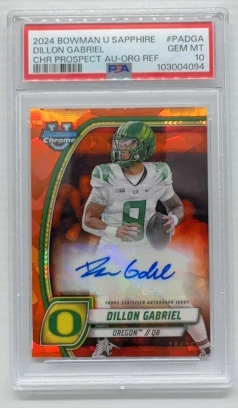 Dillon Gabriel trading card
