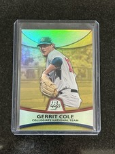 2010 Bowman Platinum Prospects Team USA Gerrit Cole #PP32 Gold /539
