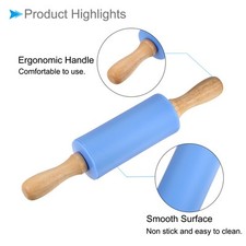 Las mejores ofertas en Los rodillos Azul para hornear y Decoración