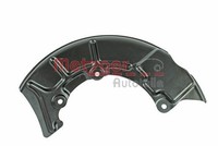 Spritzblech Bremsscheibe Vorne Links Metzger 6115020 FÜR Audi Seat Skoda VW