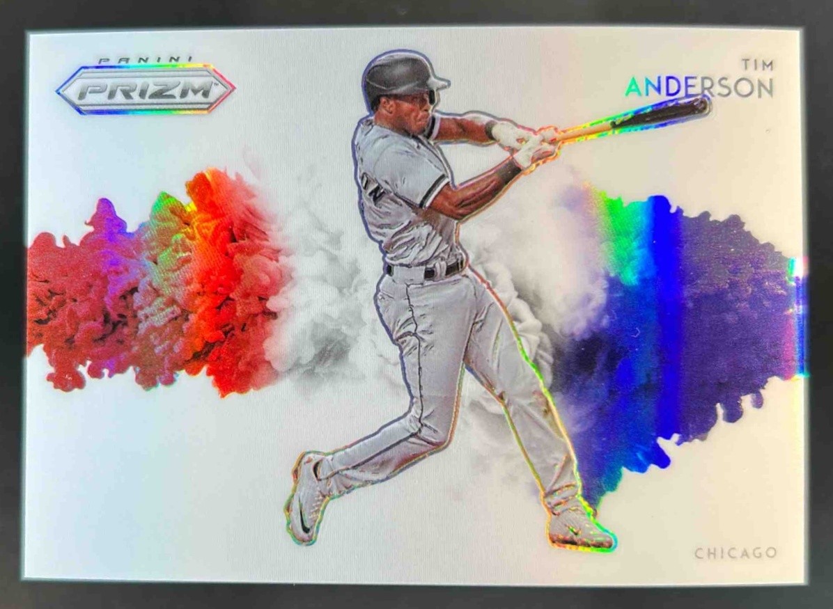2021 Prizm Tim Anderson Color Blast SP #CB9 White Sox