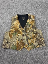 Realtree Classic Camo Vest XL Advantage Wetlands Duck Hunting Shooting Vtg 90s