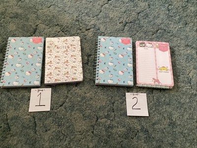 Sanrio Hello Kitty Chemistry Fun Hard Cover Spiral Notebook Journal & Notes New