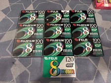 FUJIFILM 8mm recording video cassettes 120 min total 10 ps