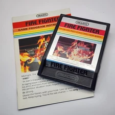 Vintage - Fire Fighter - Atari 2600 Imagic Game Cartridge & Original Manual