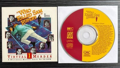 Who Killed Sam Rupert: Virtual Murder 1-PC CD-Rom-1993-Shannon Gilligan-tested