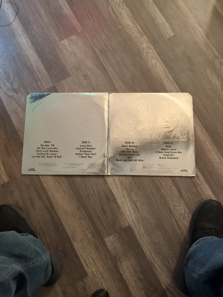 Kiss Double Platinum Vinyl Record 1978 Casablanca - Image 2 of 4