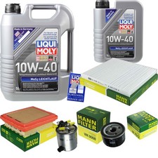 INSPEKTIONSKIT FILTER LIQUI MOLY ÖL 6L 10W-40 für Suzuki Jimny FJ 1.5 DDiS 4WD