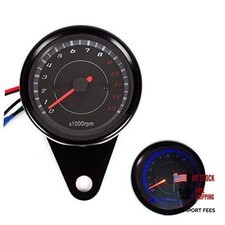 Motorcycle Speedometer Tachometer Odometer Rev Counter 0-13000 Rpm
