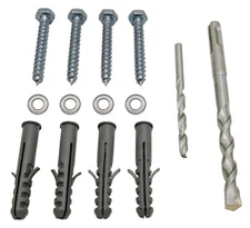 NKAIKE Lag Bolt Kit for Mounting TV Bracket Into Wood Or Concrete - Includes... 