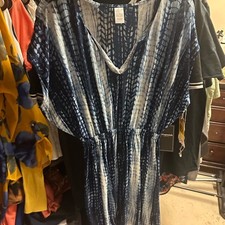 West Loop Blue and White Dress