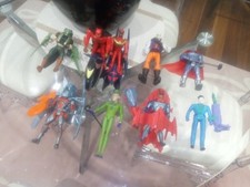 joblots of batman and superman figure