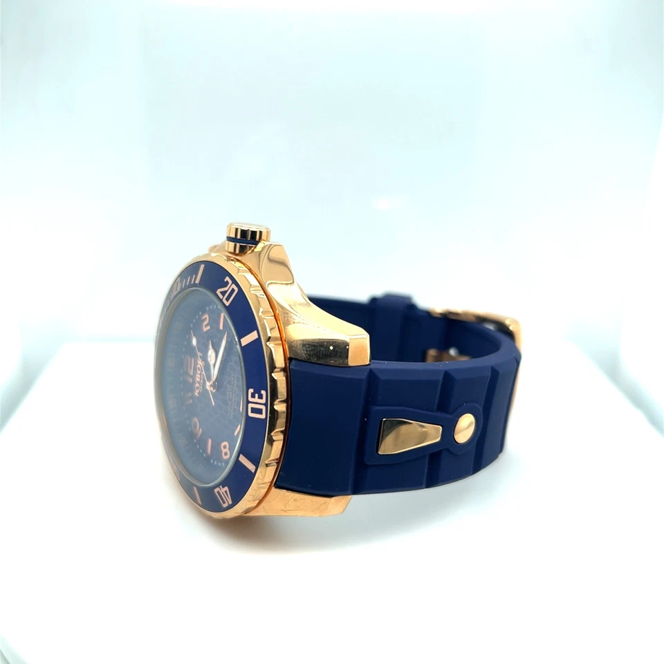 KYBOE! Reloj de cuarzo Giant Mariner 48 mm azul oscuro 10 ATM resistencia al agua RG48-002 Foto 3 de 4