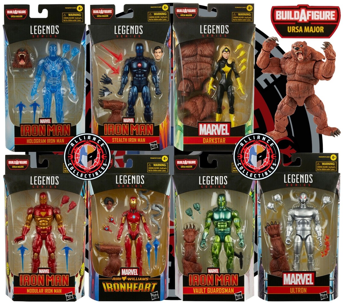2021 Marvel Comic Legends URSA MAJOR BAF Set of 7 6