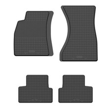 Universelle Fußmatten Gummimatten Komplettset für Audi A5 8F Cabriolet 2007-2016