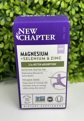 Magnesium Plus Selenium And Zinc 1 Oz  by New Chapter Exp 9/27 