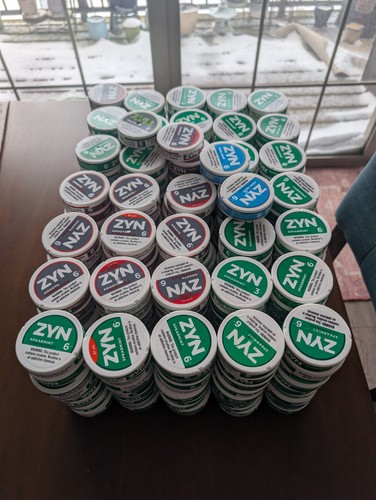 350 Empty Zyn Cans - No Rewards Codes