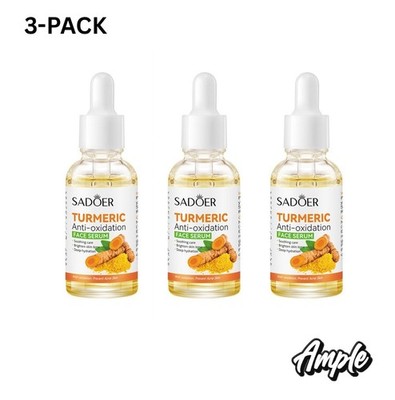 SADOER TURMERIC Facial Serum Anti-oxidation 30ml x2=60ml SEALED exp. 25/26