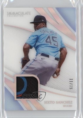 2021 Panini Immaculate Materials Team Logo 11/15 Sixto Sanchez #M-SS k3j
