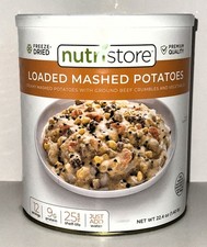 Nutristore - Loaded Mashed Potatoes - Freeze Dried - 10 Can - 25yr Shelf Life